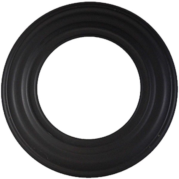 Gray Metal Gray Metal 6-605 6 in.; 24 Gauge Black Stove Pipe Collar 6-605